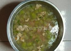 丝瓜肉片汤