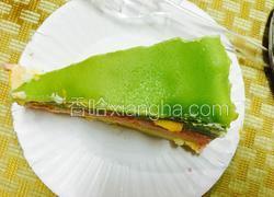 三色千层蛋糕
