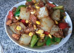 鸡腿肉炒凉粉