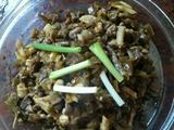 酸豆角辣椒炒鸡肾