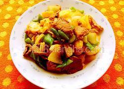 里脊肉炒日本豆腐