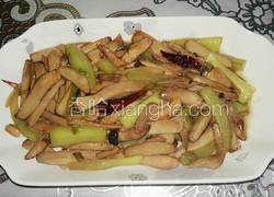 杏鲍菇炒青瓜（轻微麻辣）