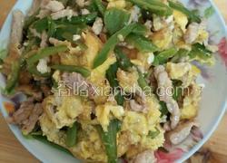 青椒肉丝鸡蛋丝