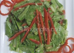 芝麻酱拌油麦菜