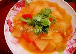西红柿炒冬瓜片