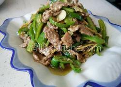尖椒炒牛里脊肉