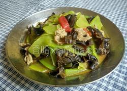莴笋木耳炒肉片