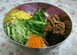 五彩酱拌肉丝面