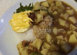 咖喱鸡腿盖饭