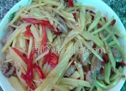 土豆丝炒瘦肉