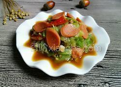 爆炒火腿圆白菜