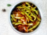 炖豆角土豆拉皮