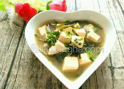 清香海带豆腐汤