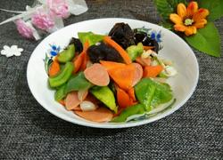 甜椒炒火腿肠