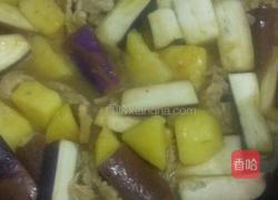 土豆炖茄子的做法图解7