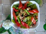 蒜苔炒肉