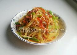双椒土豆肉丝
