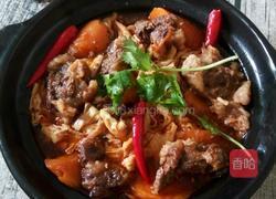 胡萝卜腐竹煲牛腩的做法图解9