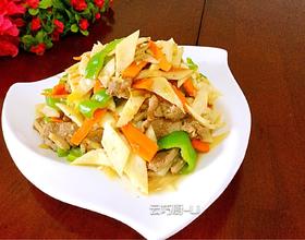 茭白辣炒肉丝[图]