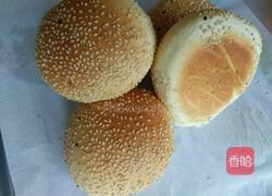 芝麻汉堡坯面包的做法图解10