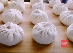 韭菜素馅包子的做法图解13