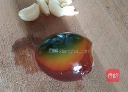 皮蛋旱菜汤(皮蛋自制)的做法图解3