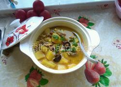 沙锅煲土豆块咖喱鸡汤