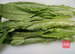 蒜蓉油麦菜的做法图解2