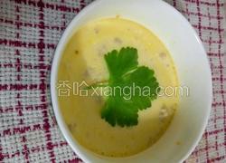 鲜虾肉沫蒸蛋羹