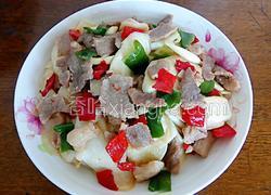 茭白炒肉片