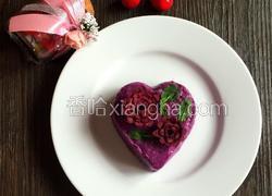 高汤紫薯泥
