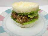 姜汁烧肉米汉堡