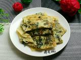 紫苏虾米鸡蛋饼
