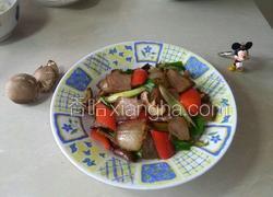 花菇炒腊肉