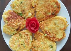 牛奶土司蔬菜饼