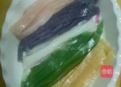 五彩缤粉～～～果蔬凉皮的做法图解8