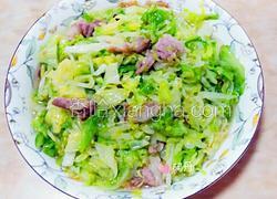  #卷心菜#卷心菜炒前腿肉