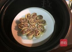 肉末鸡蛋卷的做法图解9