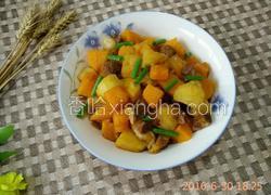 南瓜土豆炖牛肉