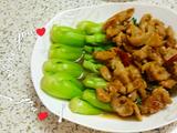 红烧肉浇小油菜的做法[图]