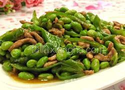 青豆炒肉