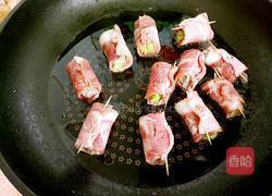 香煎培根卷卷心菜的做法图解6