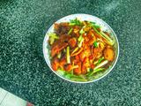 芹菜炒米豆腐