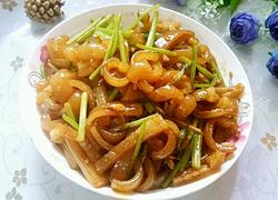 猪皮炒芹菜