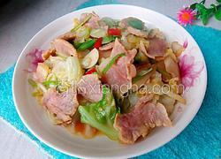 咸肉干锅卷心菜