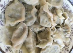 韭菜苔虾仁饺子
