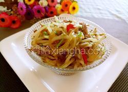 绿豆芽炒粉条