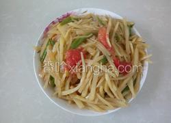 青椒番茄土豆丝