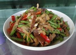 茄子豆角炒肉