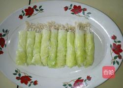 卷心菜卷金针菇的做法图解8